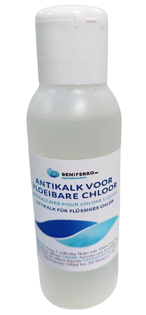 Antikalk voor vloeibare chloor (100ml)