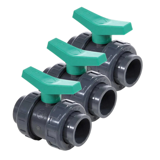 3x 50mm demonteerbare manuele kogelkraan (3 stuks)