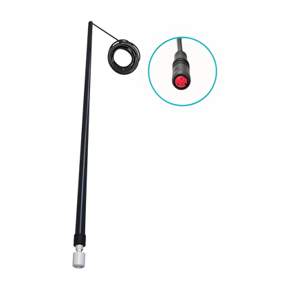 Niveau regelaar voor chloor|zuur|base vat met waterdichte Higo connector - 33/50 cm