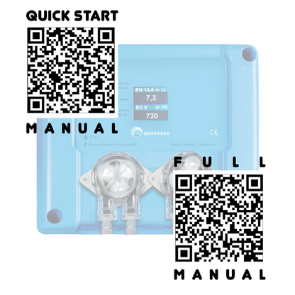 Pool TWIN COMBO - Compact doseerapparaat vloeibare Chloor/pH regeling - zelfbouwpakket  - zwembad/spa 10 tot 150m³