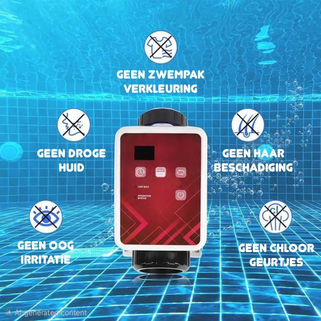 Zoutelectrolyse toestel SR - zwembad tot 150 m³