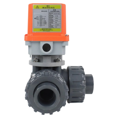 Automatische 3-wegkraan 50/63 mm - L boring met BENISOL temp controle - plug & play