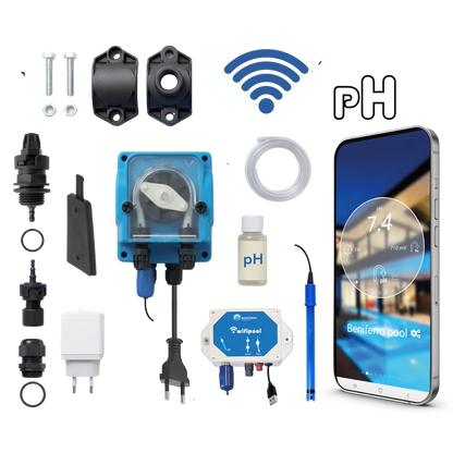 Budget WiFi pH dosing system for pools and spas - DIY 