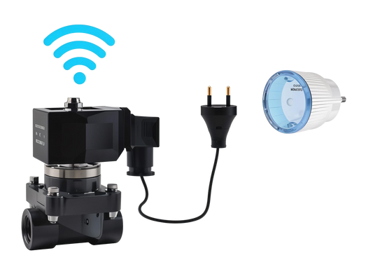 Wifi automatische Solenoide 2-wegkraan - 1 1/2 inch binnenschroefdraad - plug & play