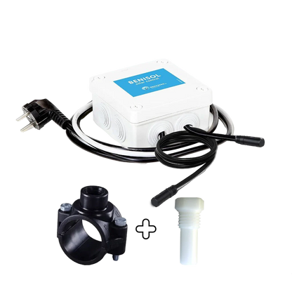 Benisol Temperatuurcontroller plug&play - 2 sensoren, 1 temperatuursensorhuls en aanboorzadel
