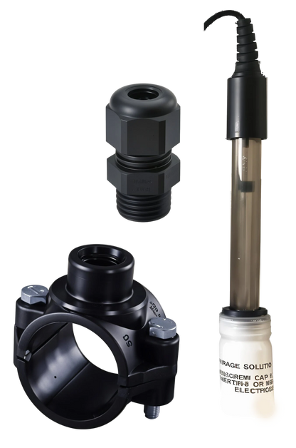 RX sonde goud (zoutelectrolyse) + aanboorzadel + wartel zelfbouwpakket