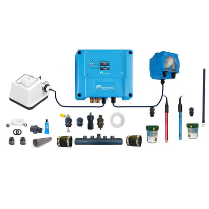 Zoutelektrolyse EL chloorgenerator - zelfbouwpakket met pH en RX regeling