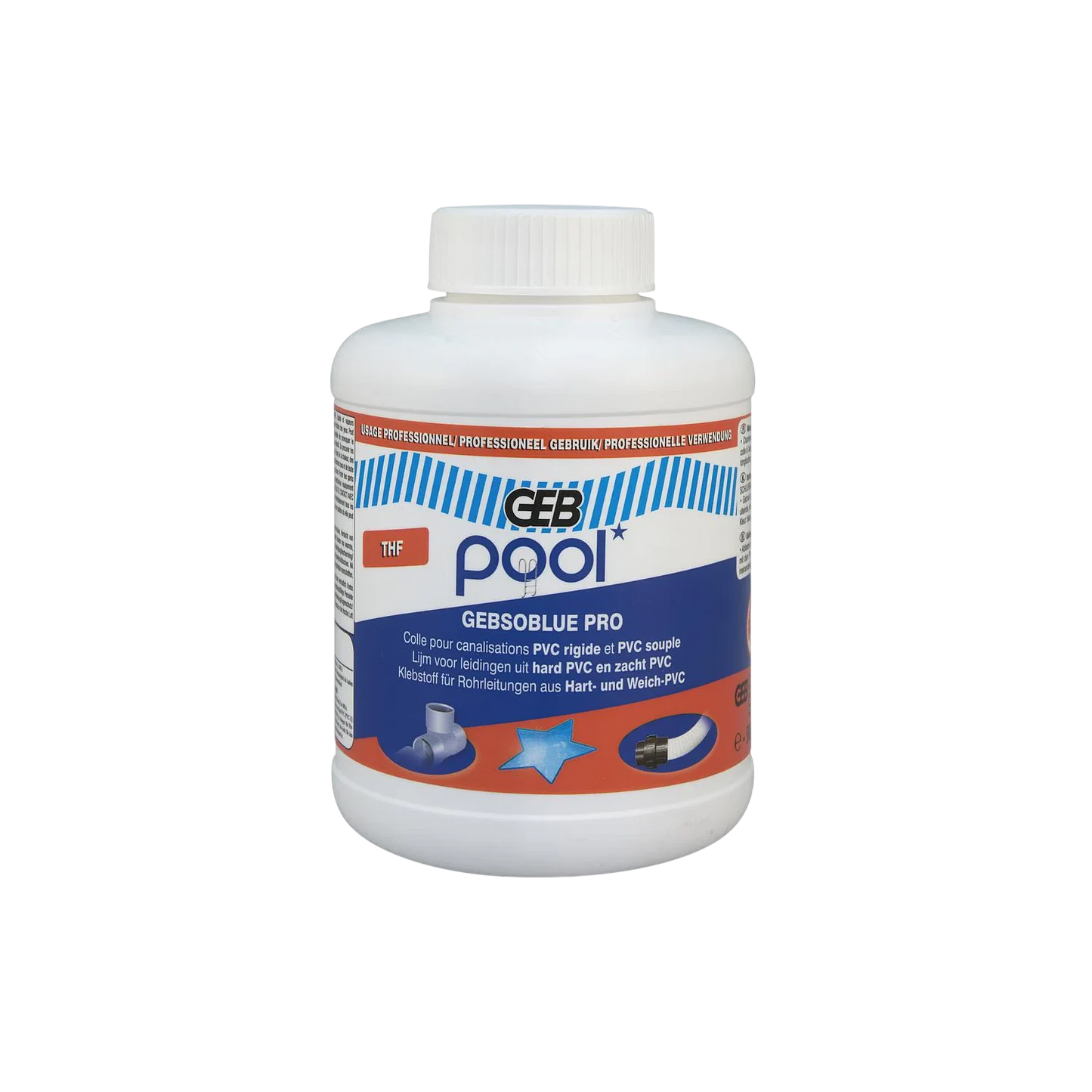 Professionele PVC druklijm met THF 500ML