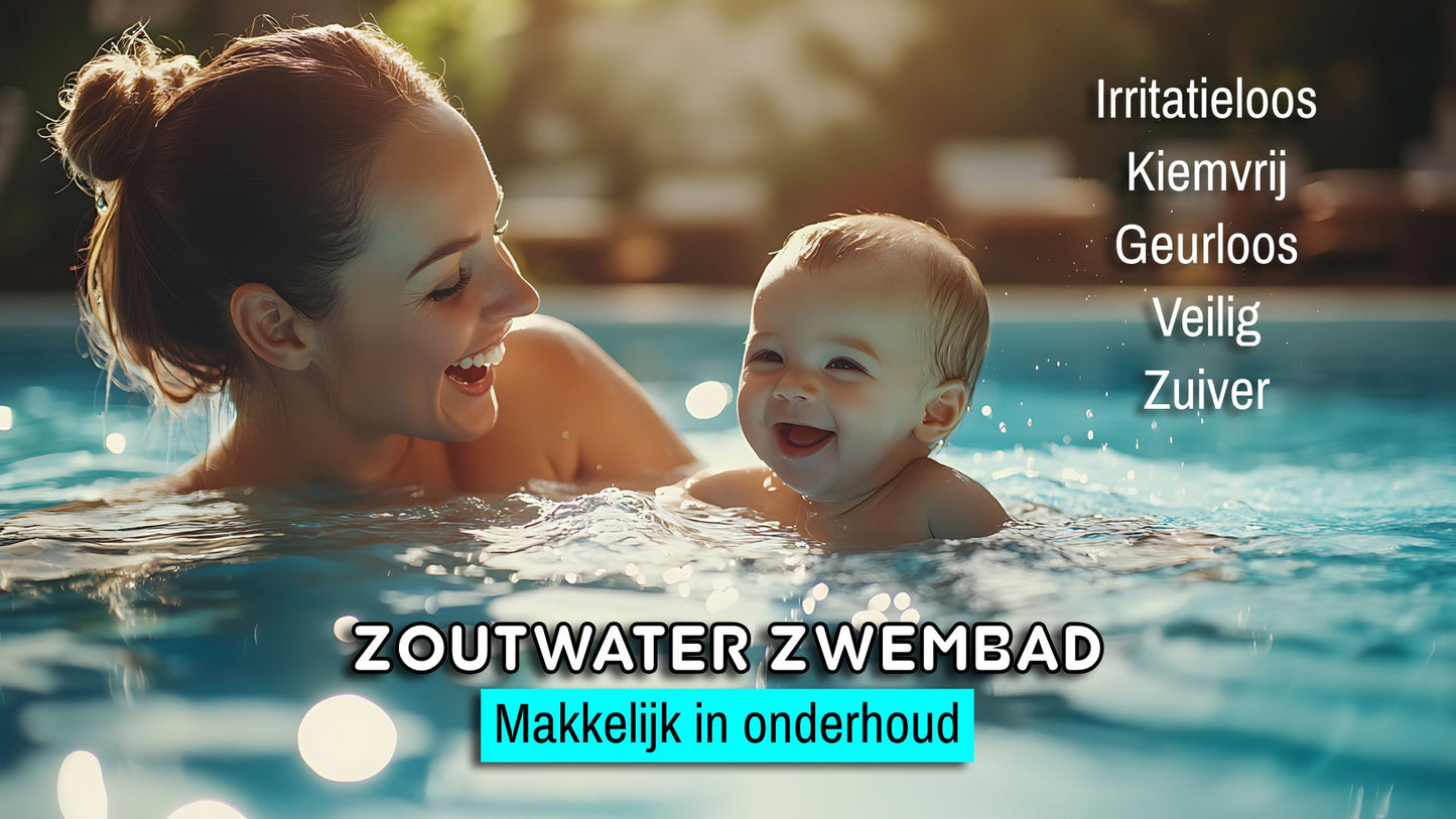 Zoutelektrolyse HS zelfbouw kit met pH en RX regeling